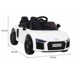 Elektrické autíčko Audi R8 - biele